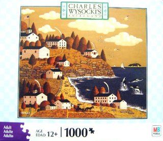 CHARLES WYSOCKI's AMERICANA PUZZLE "Having a Whale of a Good Time" 1000 Piece Toys & Games