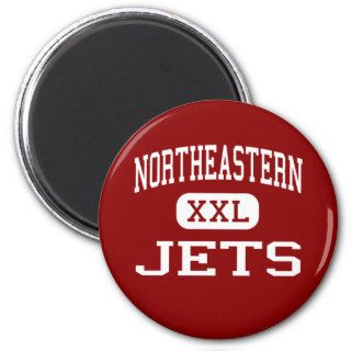 Northeastern   Jets   High   Springfield Ohio Refrigerator Magnet