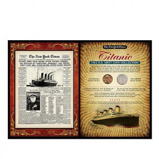 1912 Sinking of the Titanic New York Times Portfolio Set