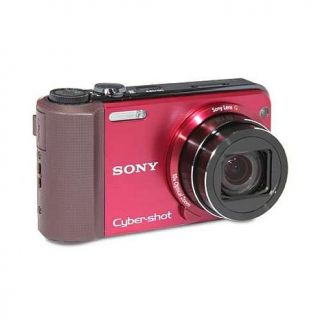 Sony HX7V Cyber Shot Red 16MP Digital Camera and Premier Photo Pack Software DV