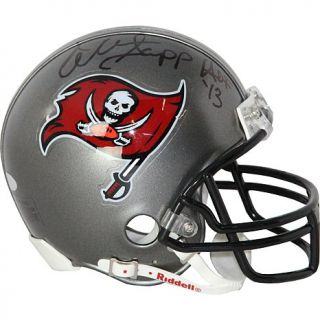 Steiner Sports Warren Sapp Signed Mini Tampa Bay Buccaneers Helmet Inscribed "H