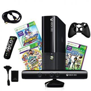 Xbox 360 E 4GB Kinect Console with 2 Games and Accessories