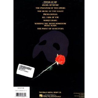 Phantom of the Opera   Souvenir Edition Piano/Vocal Selections (Melody in the Piano Part) Andrew Lloyd Webber 9780881886153 Books