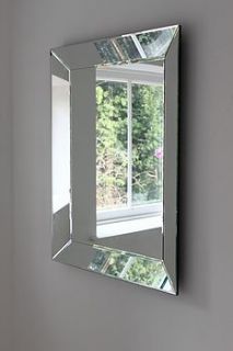 plain venetian bevelled mirror by out there interiors