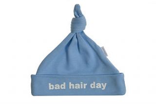 'bad hair day' knotted hat by snuglo