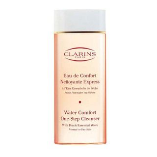 Clarins Water Comfort One Step Cleanser with Peach Essential Water Clarins Facial Cleanser