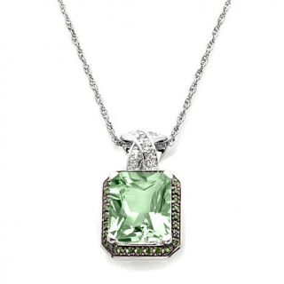 Victoria Wieck 4.86ct Multigemstone Sterling Silver Pendant with 17" Chain