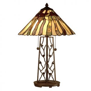 Dale Tiffany Desk and Table Lamp with Rectangular Base