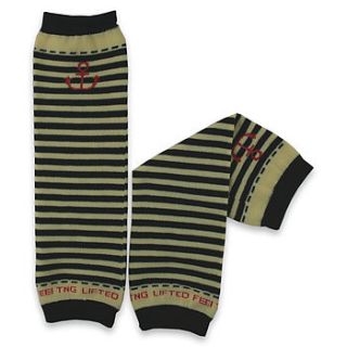 sailor baby leg warmers by snuggle feet