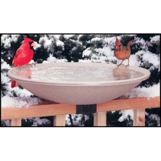 Allied Precision Industries 20 Heated Deck Rail Bird Bath with Quick