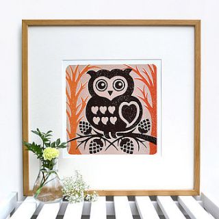 owl print by snowdon design & craft