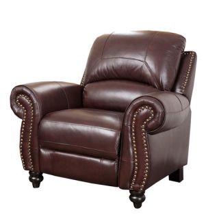 Abbyson Living Charlotte Leather Club Recliner