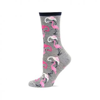 Hot Sox Flamingo Crew Socks