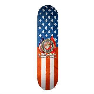 USMC Semper Fi [3D] Custom Skate Board