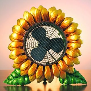 Exhart Cool Winds Decorative Flower Fan