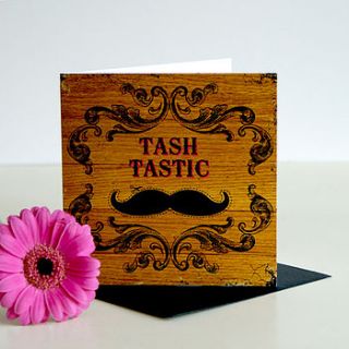 wooden greeting card by the strawberry card company