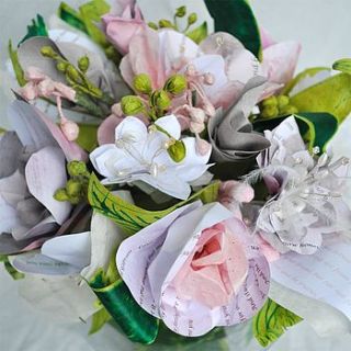 paper flower anniversary bouquet by paper posies