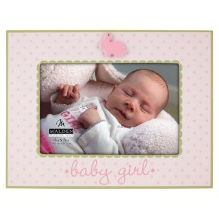 Baby Girl Rabbit Ceramic Picture Frame