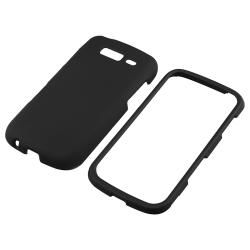 Black Snap on Rubber Coated Case for Samsung Galaxy S Blaze 4G T769 BasAcc Cases & Holders