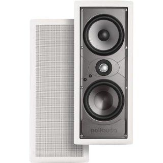 Polk Audio TC265i Rectangular 6.5 Inch 3 Way In Wall Loudspeaker (Single, White) Electronics