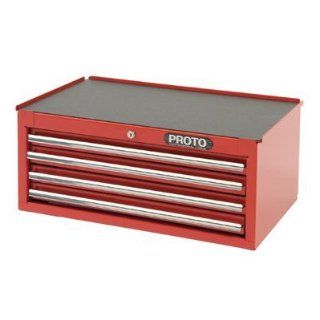 Stanley Proto J442710 4Rd Ic 440SS Intermediate Chest, 4 Drawer, Red   Tool Chests  