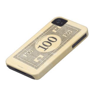 Vintage 100 Dollar Bill iPhone 4 Case Mate Case