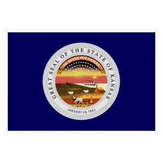 Kansas State Seal Poster