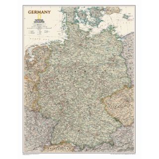 National Geographic Maps Germany Classic Wall Map