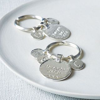 'love you' key ring by kutuu