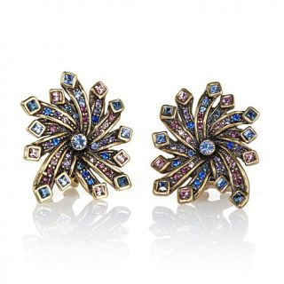 Heidi Daus "Celebration of Color" Crystal Accented Earrings