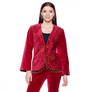 DG2 Studded Velvet Trophy Jacket