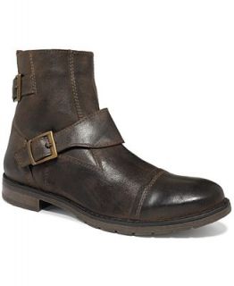 Alfani Brick Buckle Boots   Shoes   Men