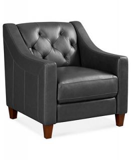 Claudia II Leather Living Room Chair, 31 W x 35D x 33H   Furniture