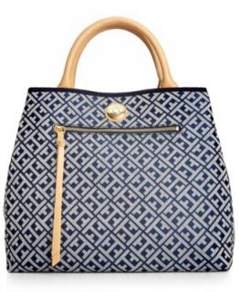 Tommy Hilfiger Handbag, Bombay Jaquard Bowler Bag   Handbags & Accessories