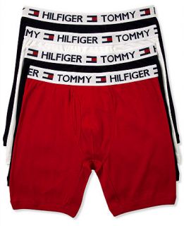 Tommy Hilfiger Mens Underwear, 4 Pack Athletic Boxer Brief   Underwear   Men