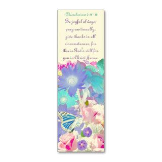 Joy, Prayer and Thanksgiving  Bookmark Business Card