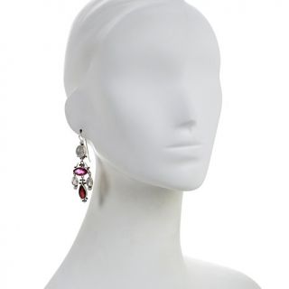 Nicky Butler Raj 12.50ct Pink Quartz and Gem Sterling Silver Drop Earrings