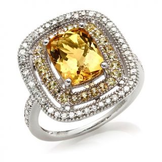 Colleen Lopez "Lavishly Lovely" 2.01ct Canary Yellow Beryl, Yellow Sapphire and