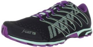 Inov 8 Women's F Lite 239 Fitness Shoe, Black/Mint/Purple, 11 M US Trail Runners Shoes