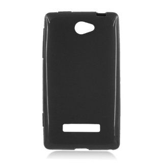 HTC WINDOWS PHONE 8S TPU COVER, Black 01 Cell Phones & Accessories
