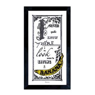 banana fine art print by dupenny