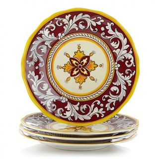 Le Cadeaux Malaga Set of 4 9" Salad Plates
