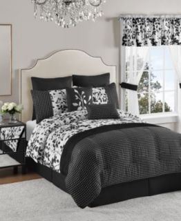 CLOSEOUT Layla 8 Piece Comforter Sets   Bed in a Bag   Bed & Bath