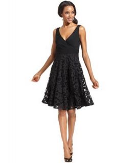 Isaac Mizrahi Dress, Sleeveless Surplice Lace   Dresses   Women