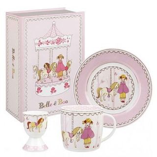 ava and the carousel breakfast set by belle & boo