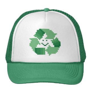 Smiling Recycle Symbol Hat