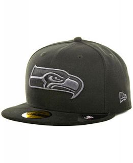 New Era Seattle Seahawks Black Gray 59FIFTY Cap   Sports Fan Shop By Lids   Men