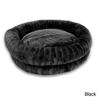 Channel Hastings Faux Fur Round Cuddler Pet Bed Paws & Claws Other Pet Beds
