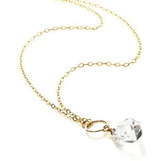Deb Guyot Designs Herkimer Quartz Single Drop Necklace
