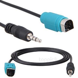3.5mm AUX Interface Cable Adapter for  Alpine Kce 236b Ida x200 Cda 9884l 